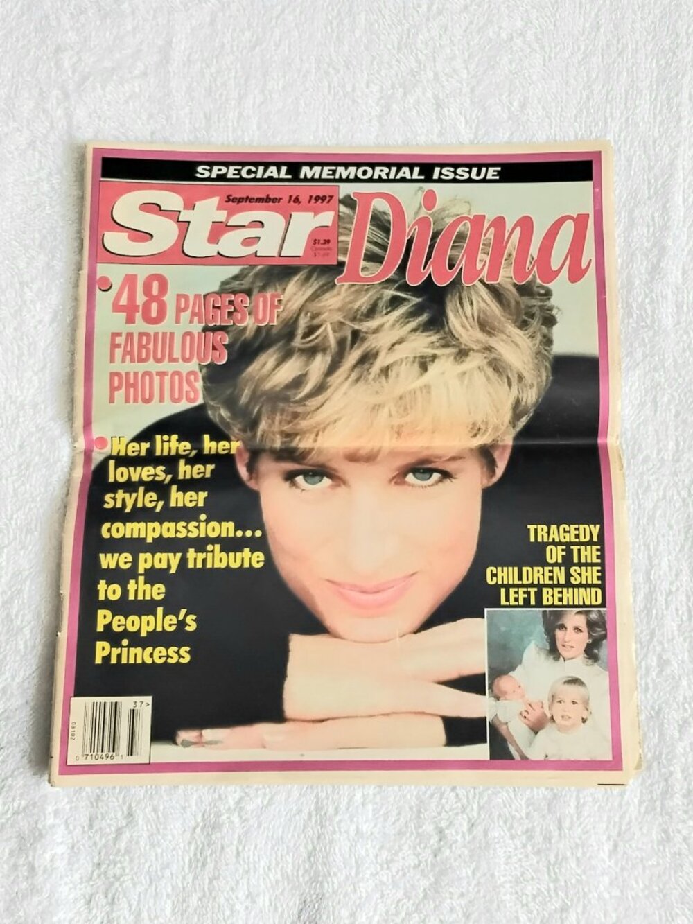 Vintage Star Magazine September 16, 1997 Special Memorial Issue for Lady Diana!!
